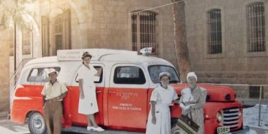 ליד בית החולים שערי צדק הישן. עיבוד ערן צירמן