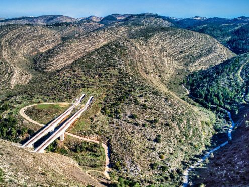 הר הרוח ונחל יתלה.