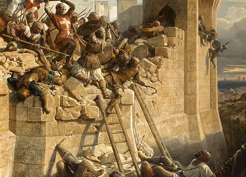 סיור אל עכו הצלבנית, צילום- Dominique Papety - Collections de Versailles, ויקיפדיה