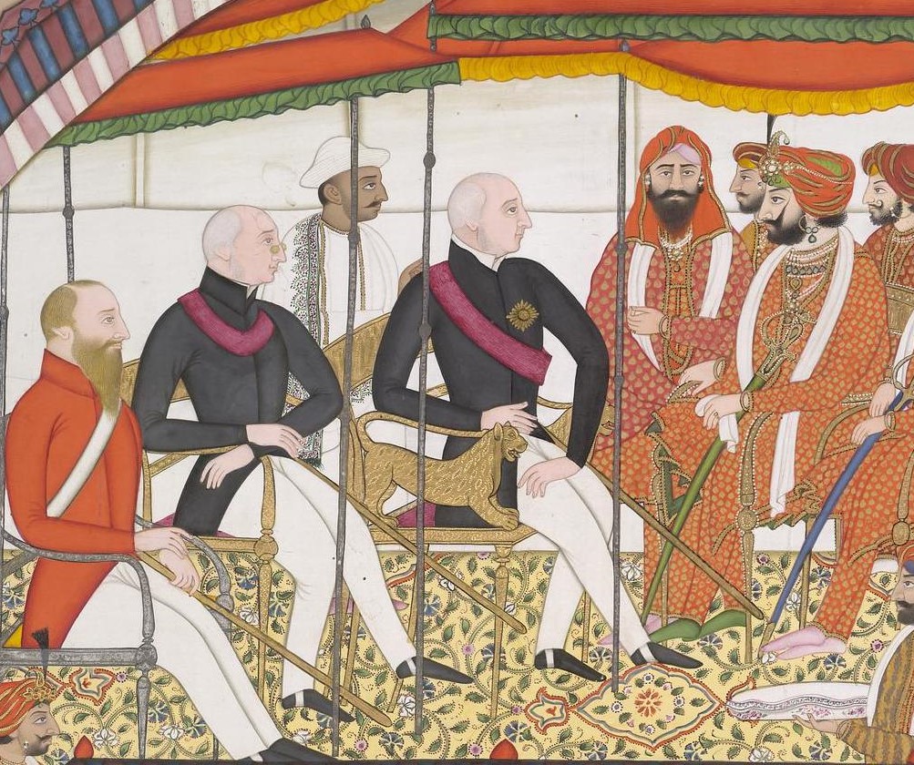 חוזה בסיום המלחמה האנגלו-סיקית 1846. המוזיאון הבריטי