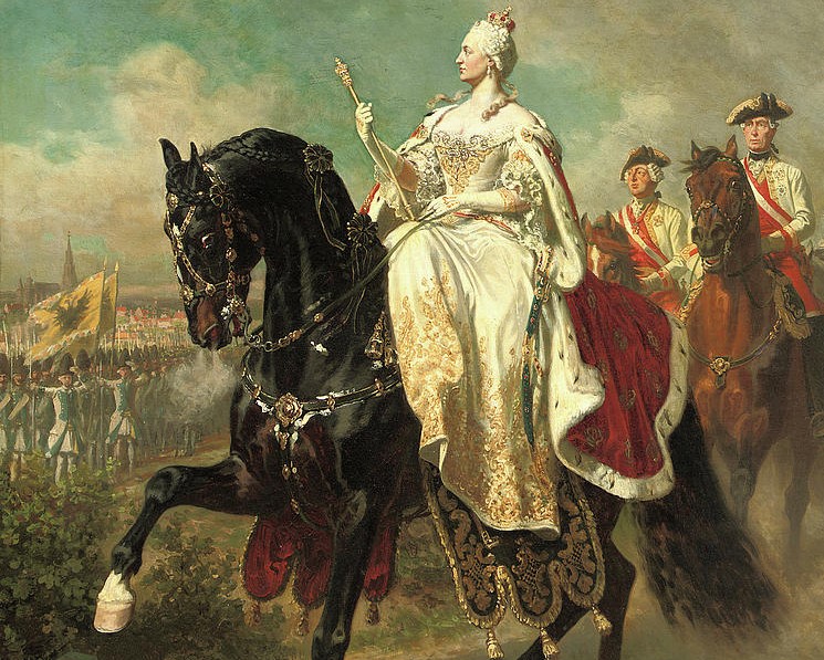 צו גירוש או סובלנות. מריה תרזה. ציור ו' קמפהאוזן